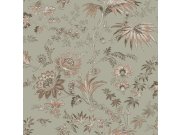 Esta Home - Zelena flis cvjetna tapeta za zid, 139297, Vintage Flowers, Esta Home Zelena flis cvjetna tapeta za zid, 139297, Vintage Flowers, Esta Home