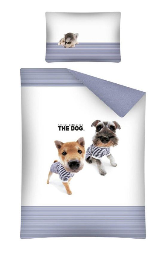 Posteljina za dječji krevetić The Dog Mornari plava 100/135, 40/60