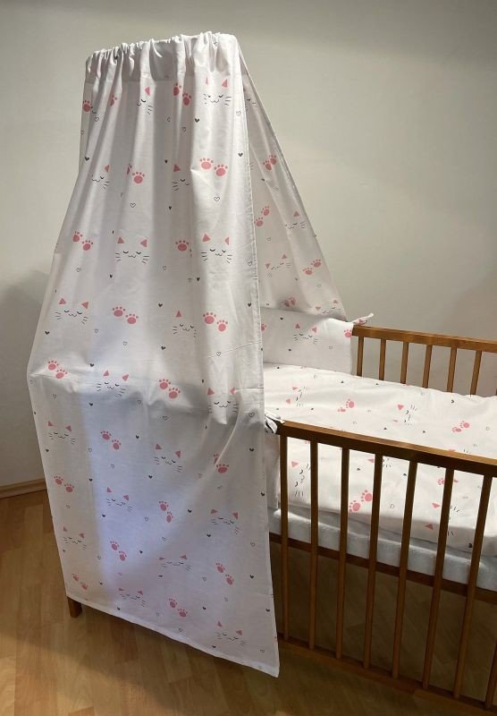 SDS Nebesa za dječji krevetić Kočičky bijela Pamuk, 150/200 cm SDS Nebesa za dječji krevetić Kočičky bijela Pamuk, 150/200 cm