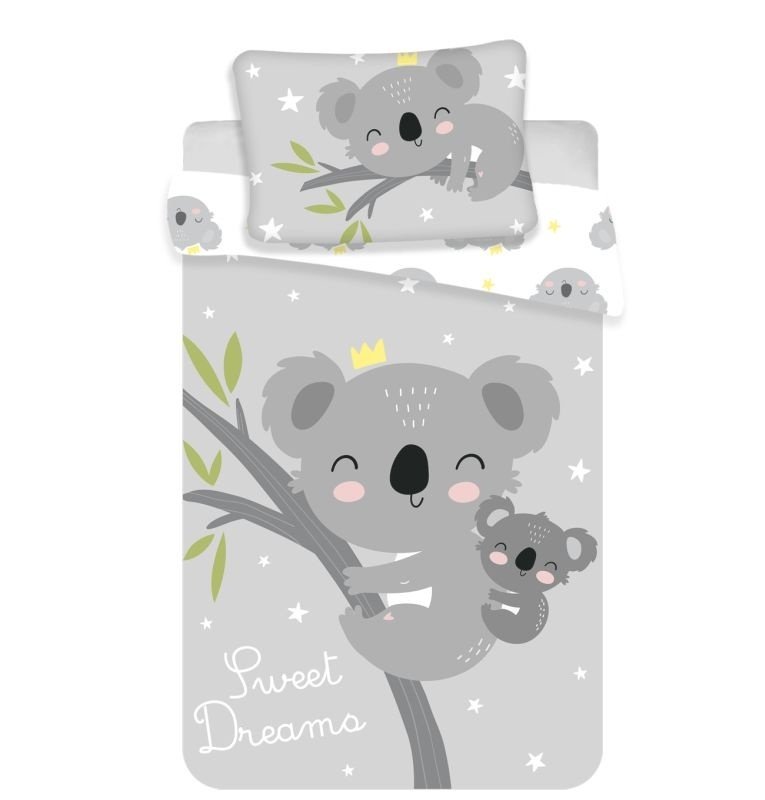 Posteljina za dječji krevetić - Posteljina nelicencijska - JERRY FABRICS Posteljina za dječji krevetić Koala sweet dreams baby Pamuk, 100/135, 40/60 cm JERRY FABRICS Posteljina za dječji krevetić Koala sweet dreams baby Pamuk, 100/135, 40/60 cm - Posteljina nelicencijska