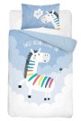 DETEXPOL Posteljina za dječji krevetić Zebra plava Pamuk, 100/135, 40/60 cm Posteljina za dječji krevetić - Posteljina nelicencijska