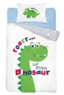 DETEXPOL Posteljina za dječji krevetić Little Dino zelena Pamuk, 100/135, 40/60 cm Posteljina za dječji krevetić - Posteljina nelicencijska
