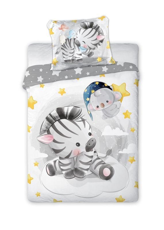 Posteljina za dječji krevetić - Posteljina nelicencijska - FARO Posteljina za dječji krevetić Zebra Pamuk, 100/135, 40/60 cm FARO Posteljina za dječji krevetić Zebra Pamuk, 100/135, 40/60 cm - Posteljina nelicencijska