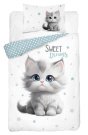 DETEXPOL Posteljina za dječji krevetić Mače sweet dreams Pamuk, 100/135, 40/60 cm Posteljina za dječji krevetić - Posteljina nelicencijska