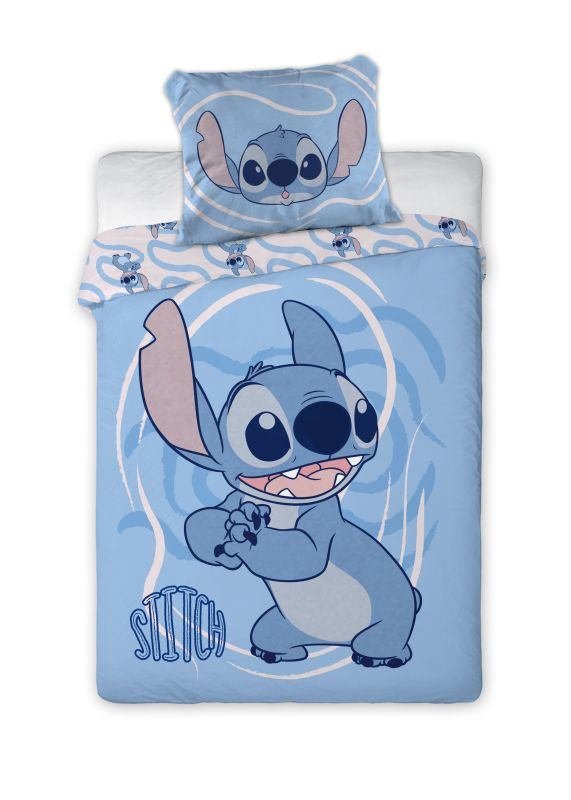 FARO Posteljina za dječji krevetić Lilo and Stitch plava Pamuk, 100/135, 40/60 cm - Posteljina s licencijom