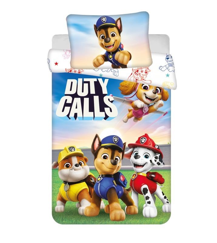 Posteljina za dječji krevetić - Posteljina s licencijom - JERRY FABRICS Posteljina za dječji krevetić Paw Patrol PP556 baby Pamuk, 100/135, 40/60 cm JERRY FABRICS Posteljina za dječji krevetić Paw Patrol PP556 baby Pamuk, 100/135, 40/60 cm - Posteljina s licencijom