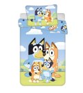 JERRY FABRICS Posteljina za dječji krevetić Bluey 004 baby 100/135, 40/60 cm Posteljina za dječji krevetić - Posteljina s licencijom