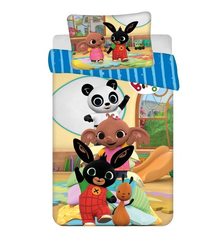 JERRY FABRICS Posteljina za dječji krevetić Zeko Bing Tower baby Pamuk, 100/135, 40/60 cm - Posteljina s licencijom