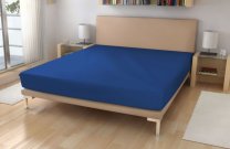 Plahte Jersey 90x200 - Polášek Jersey plahta Pamuk 150g/m2, 90/200 Tamnoplava cm Polášek Jersey plahta Pamuk 150g/m2, 90/200 Tamnoplava cm