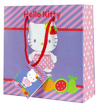 Poklon vrećica za CD / DVD Hello Kitty voćni - torbe za poklone i poklone