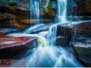 Flis foto tapeta AG Waterfall FTNXXL-2426 | 360x270 cm