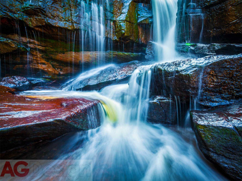 Flis foto tapeta AG Waterfall FTNXXL-2426 | 360x270 cm