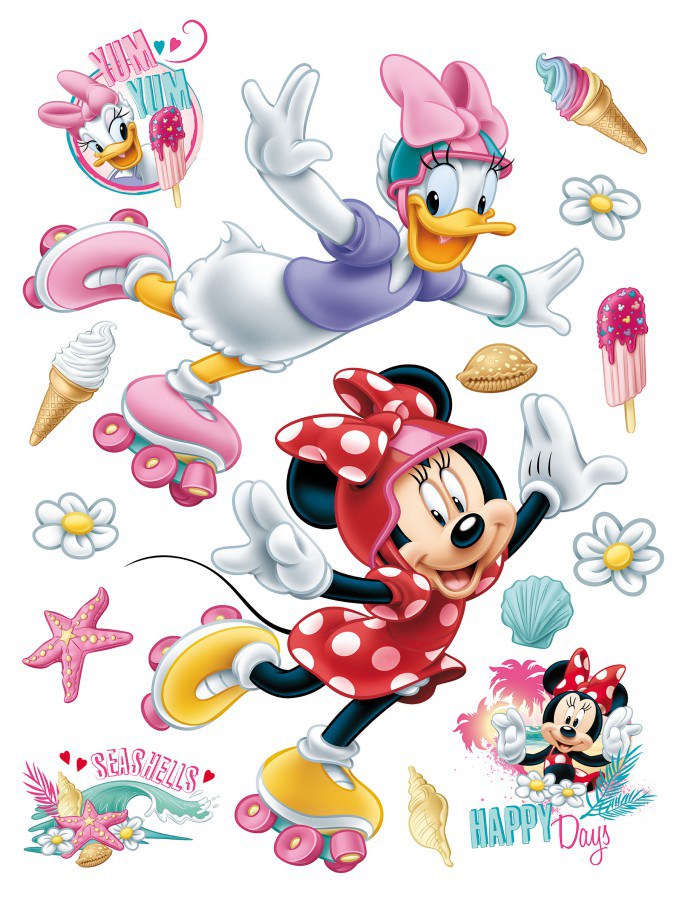 Dječje naljepnice Minnie na rolama DK-1724, 85x65 cm