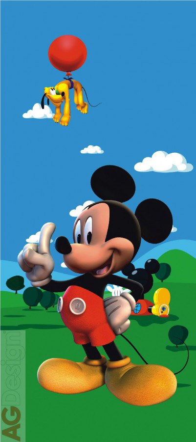 Flis foto tapeta AG Mickey Mouse FTDNV-5407 | 90x202 cm